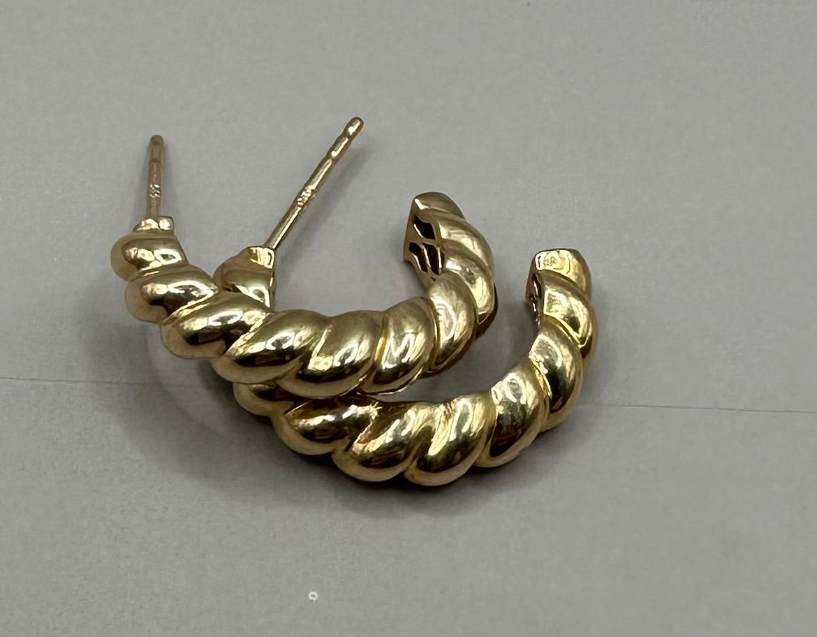 Croissant Stud Earrings