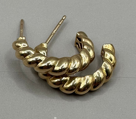Croissant Stud Earrings