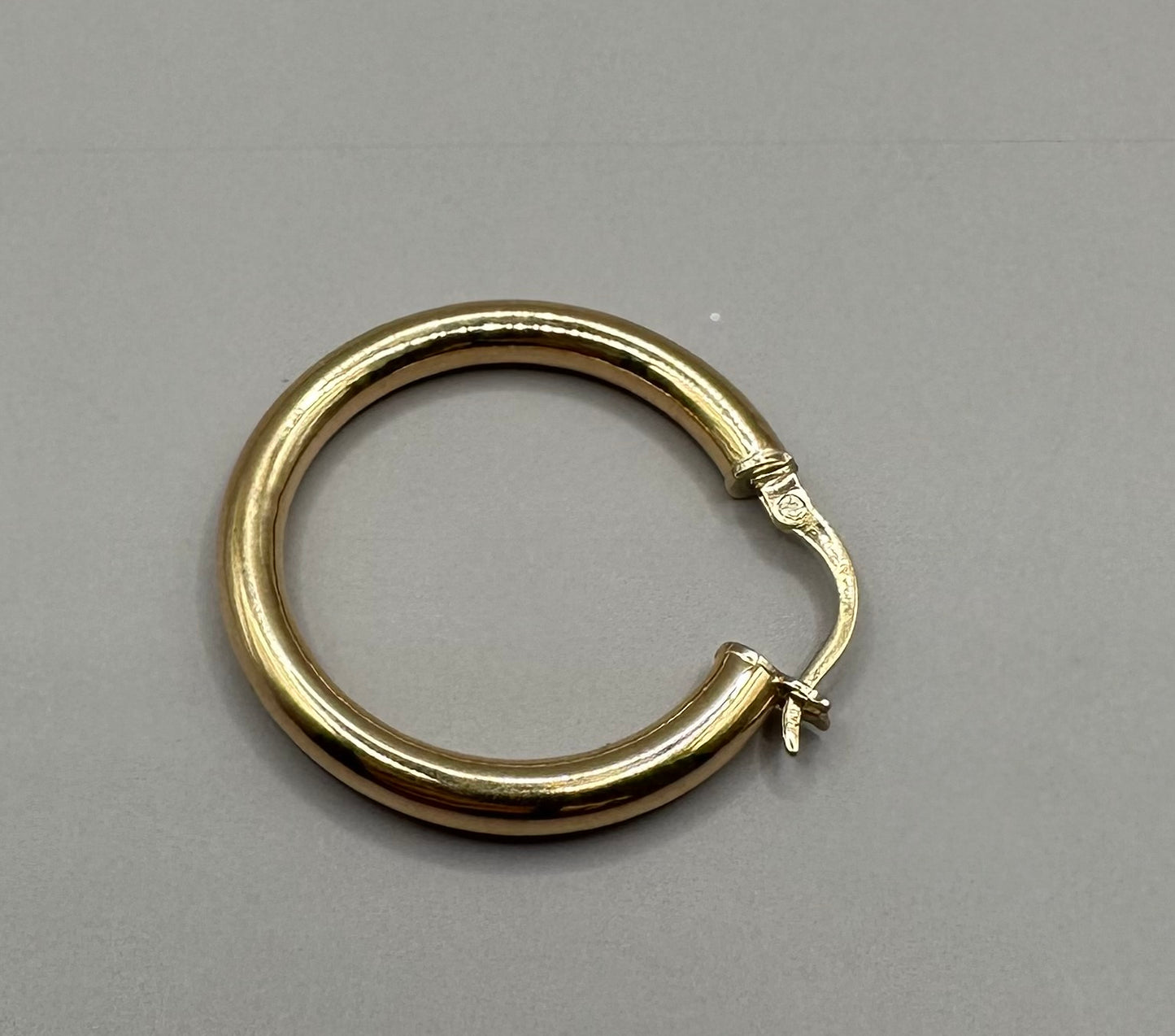 Hoop Yellow Gold Earrings