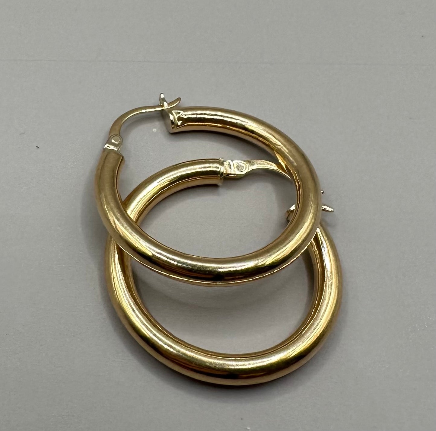 Hoop Yellow Gold Earrings