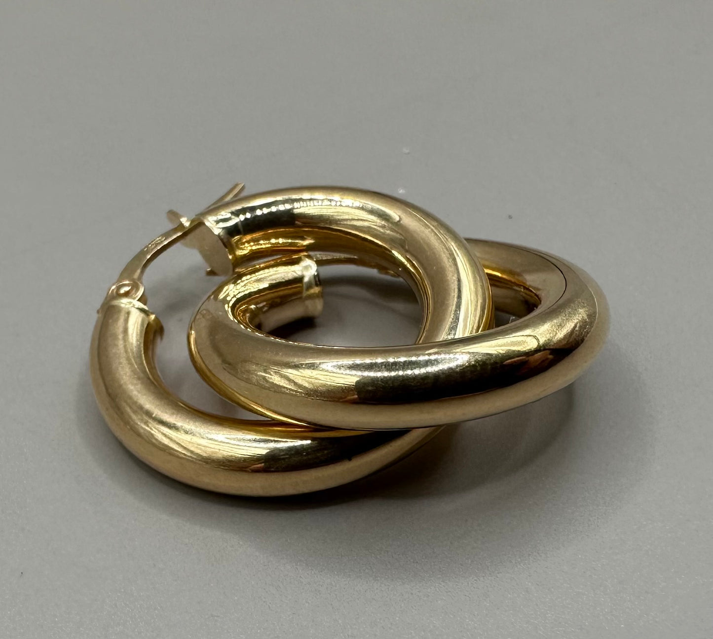 Hoop Yellow Gold Earrings