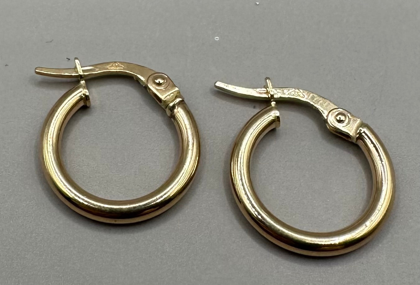 Hoop Yellow Gold Earrings
