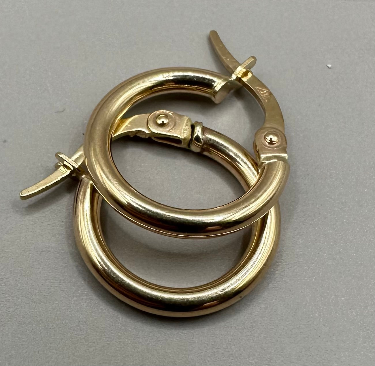 Hoop Yellow Gold Earrings