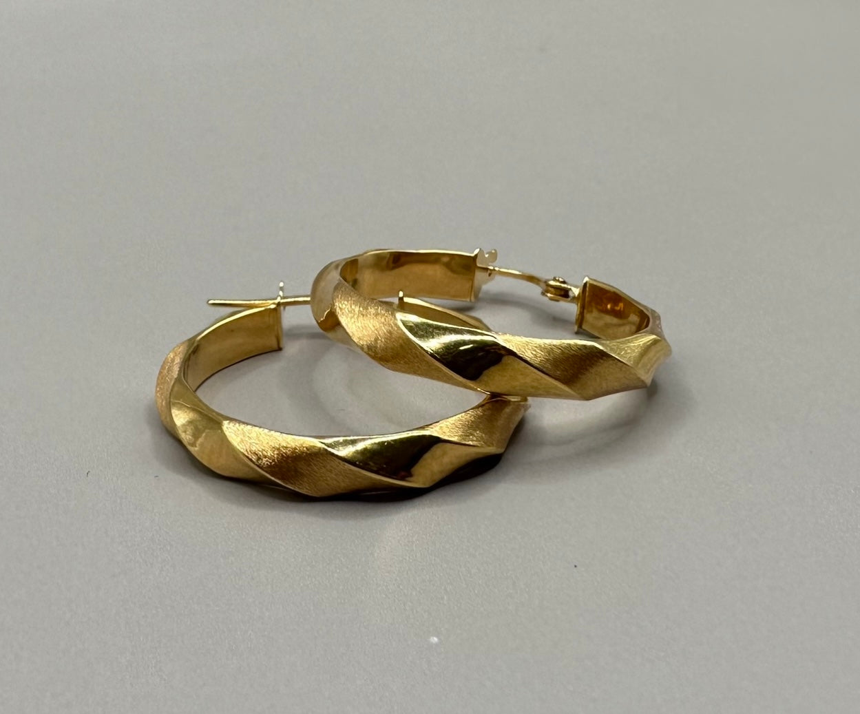 Hoop Yellow Gold Earrings