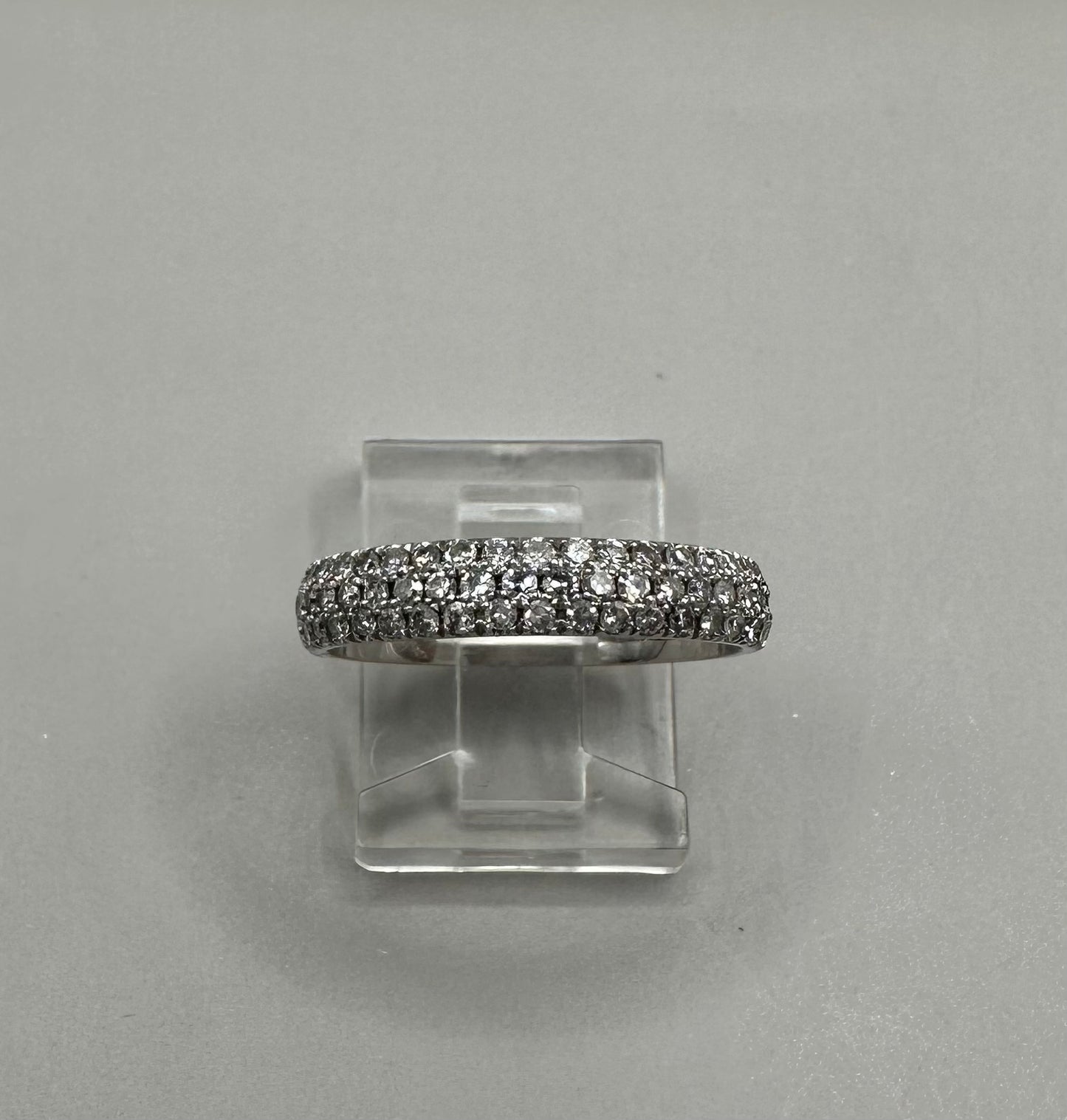 Diamond Band White Gold Ring