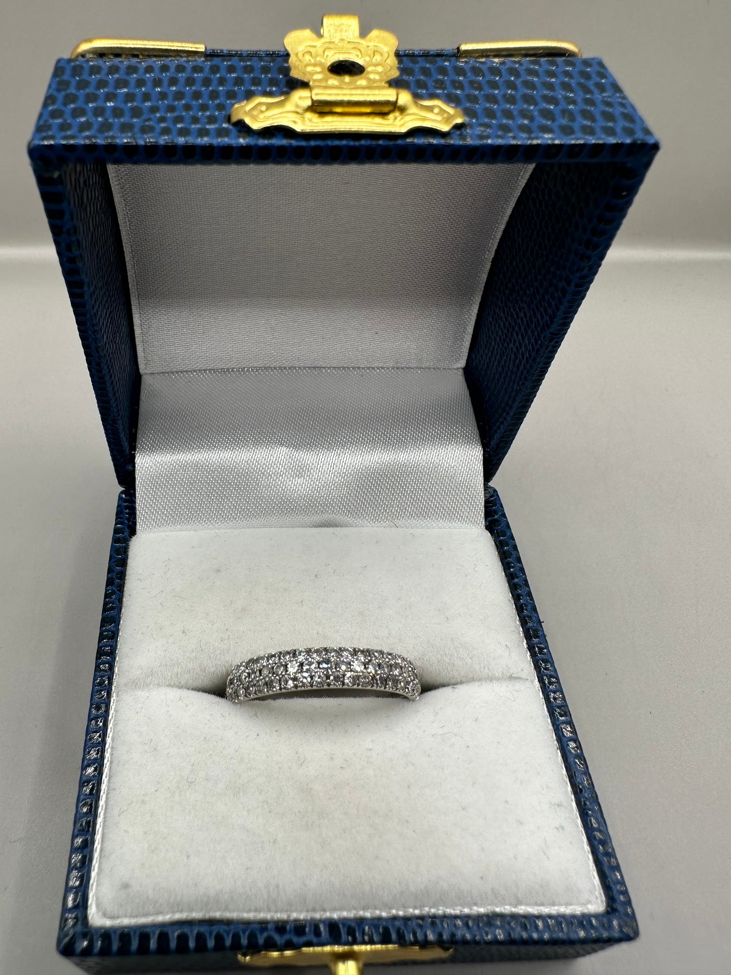 Diamond Band White Gold Ring
