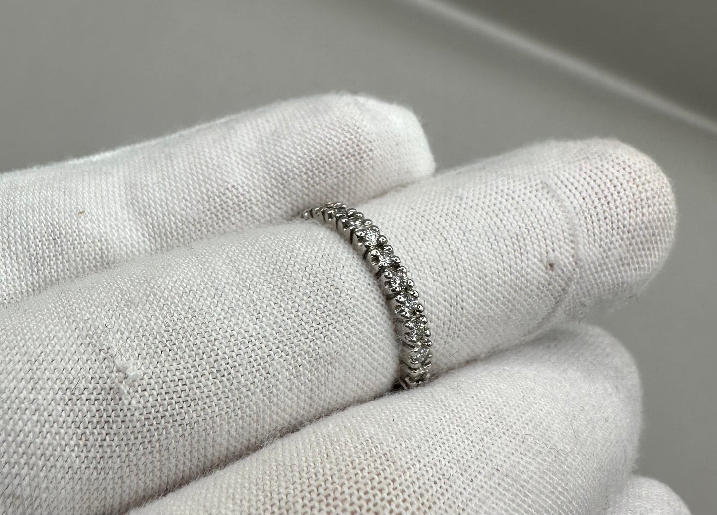 Eternity Band Diamond White Gold Ring