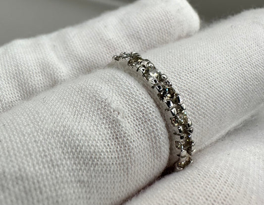 Eternity Band Diamond White Gold Ring