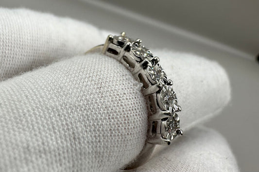 Eternity Band Diamond White Gold Ring