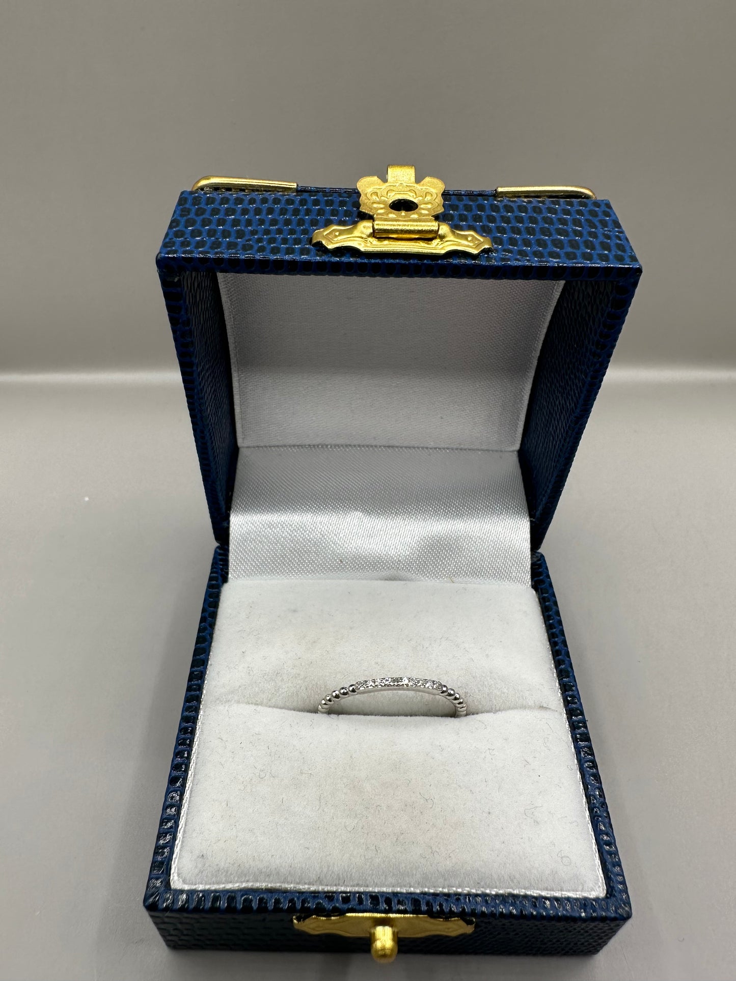 Stackable Diamond White Gold Ring