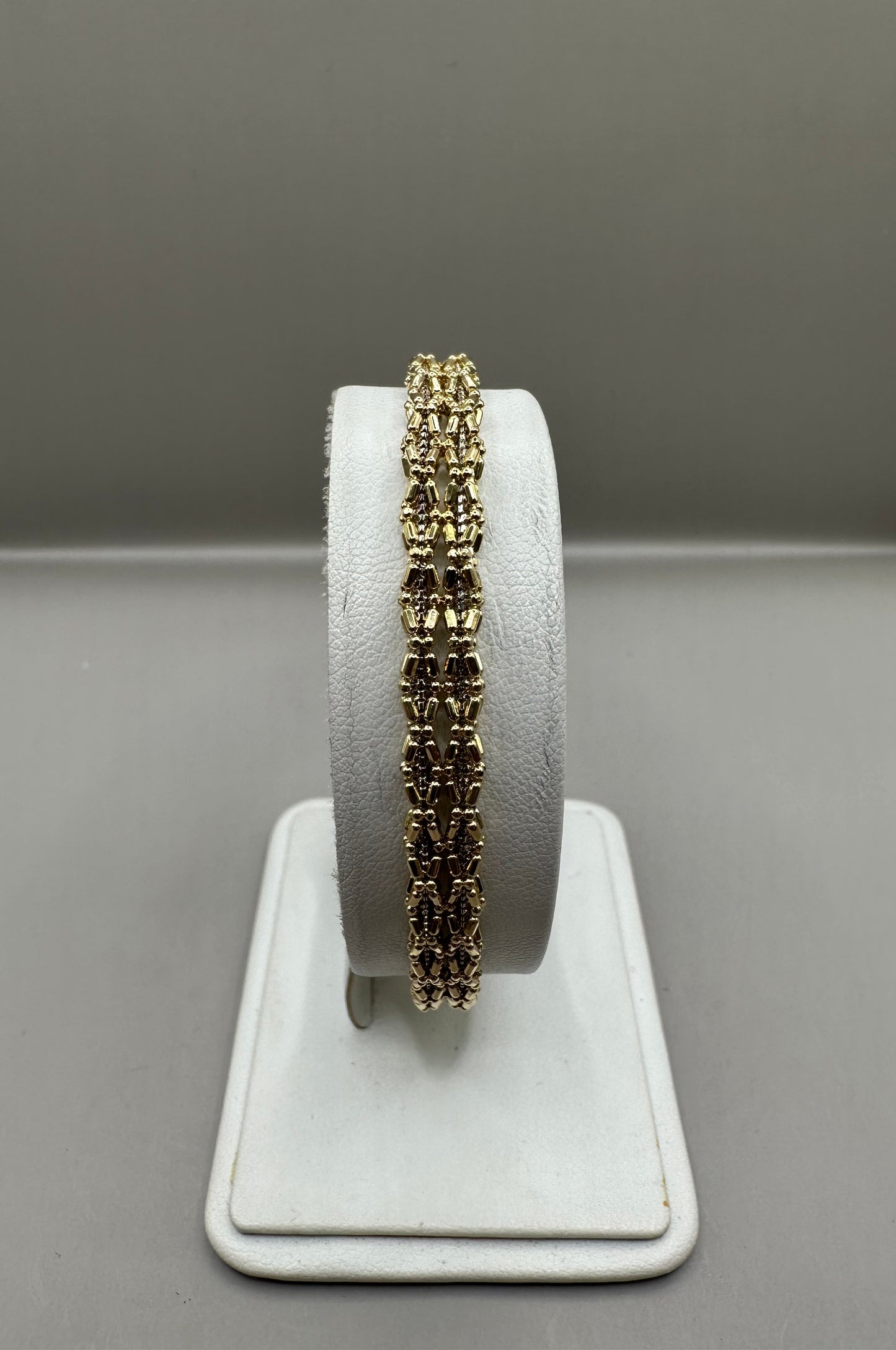 Two Tone Link Bracelet