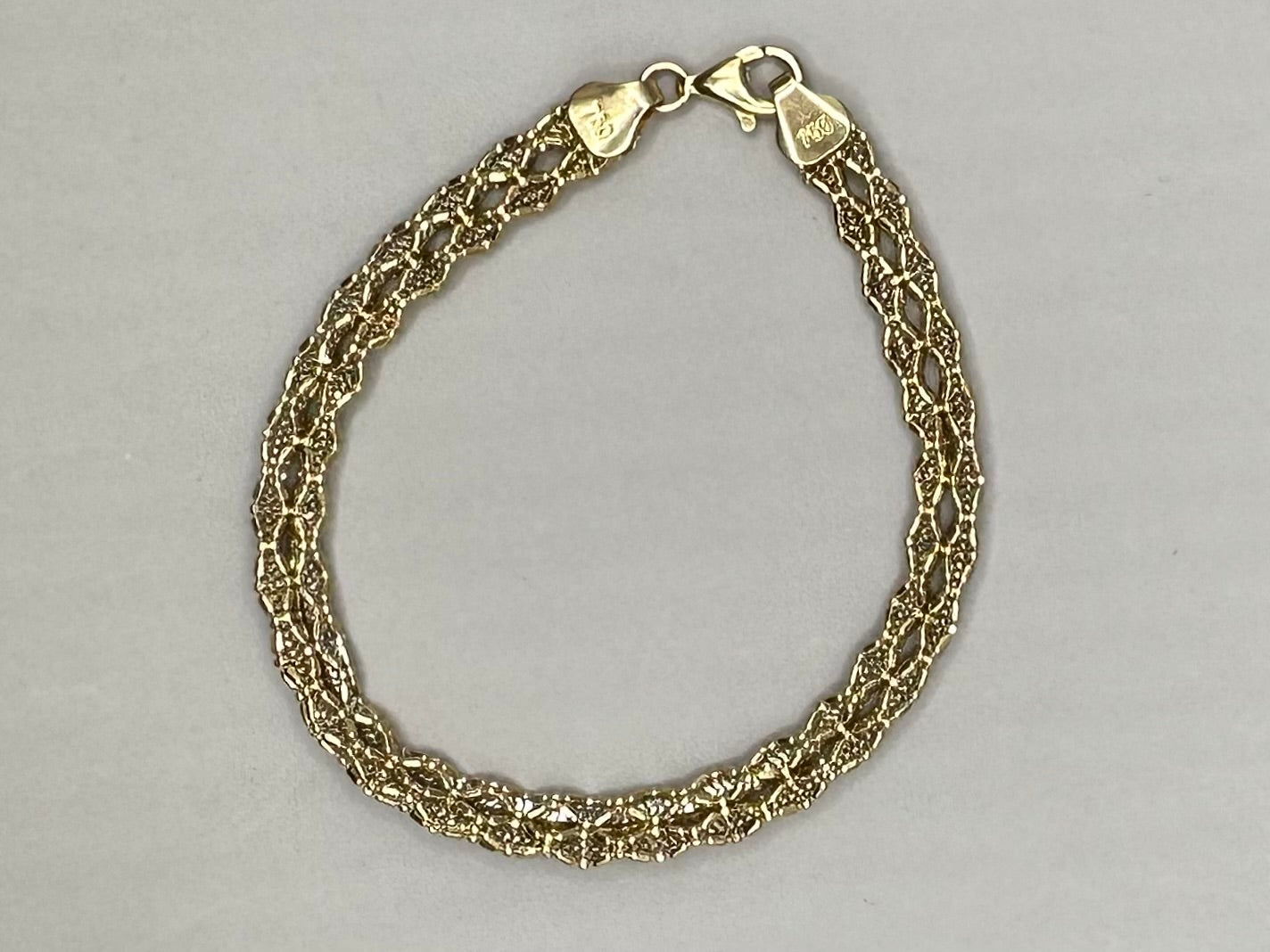 Two Tone Link Bracelet