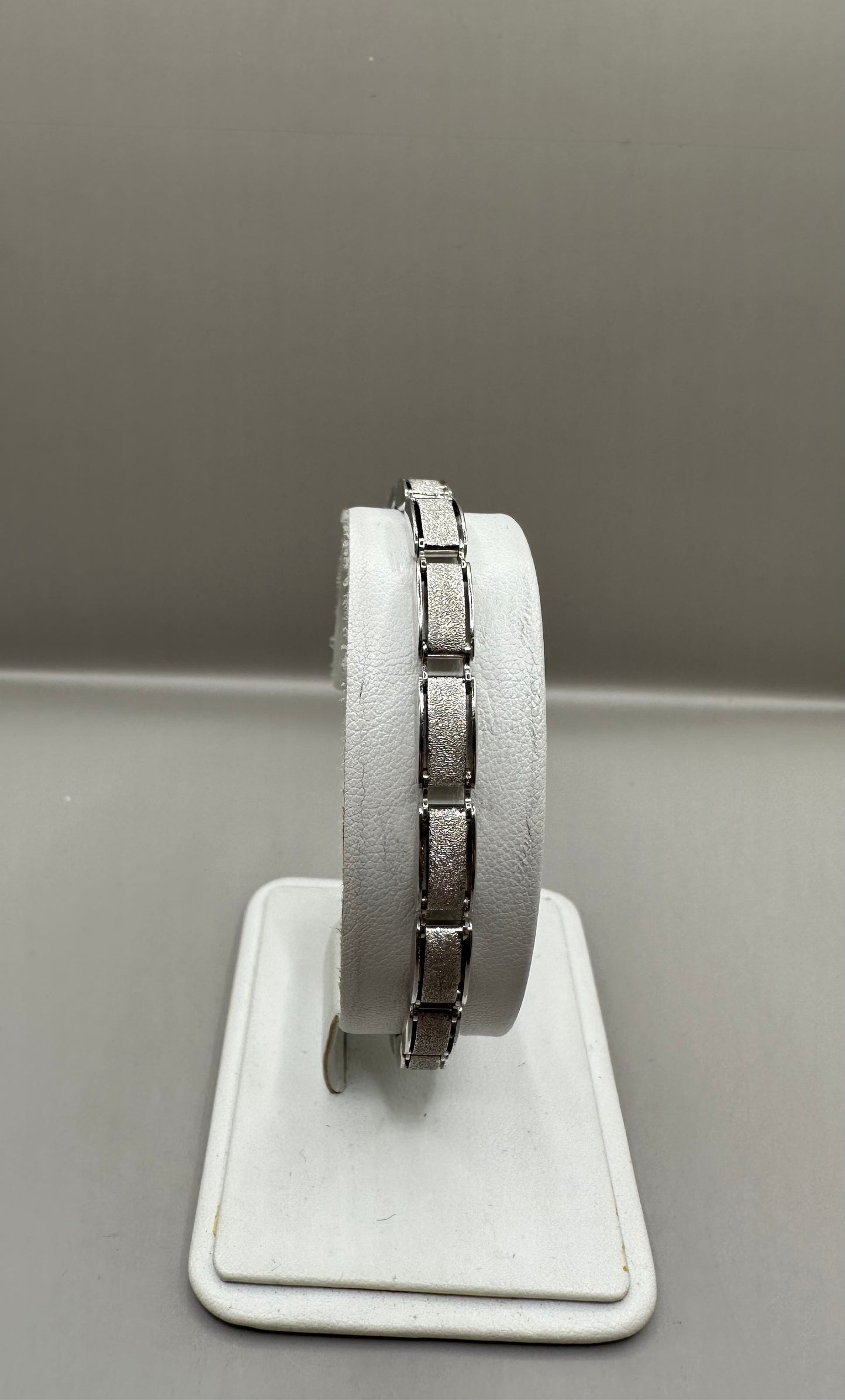 White Gold Link Bracelet