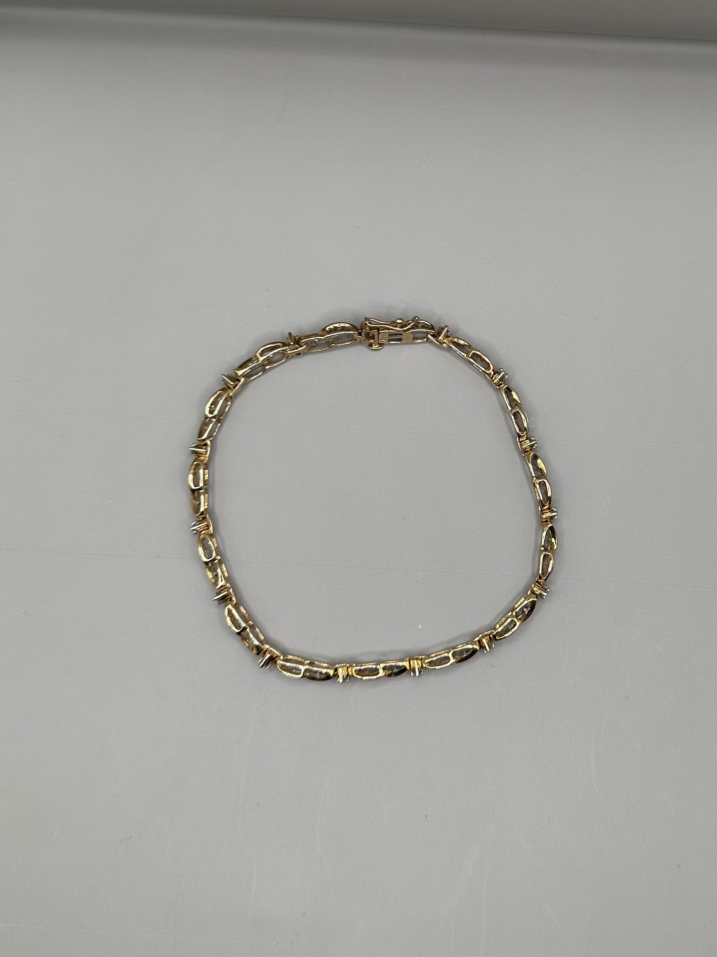 Diamond Yellow Gold Bracelet
