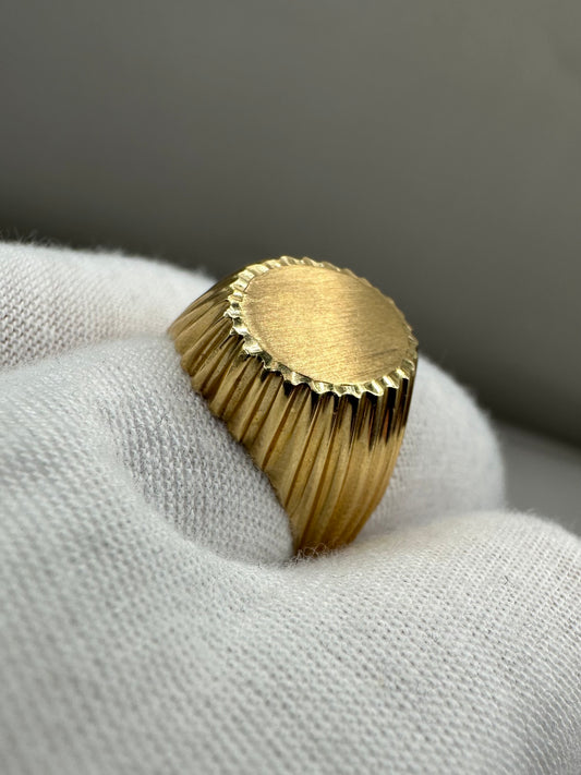 Signet Yellow Gold Ring