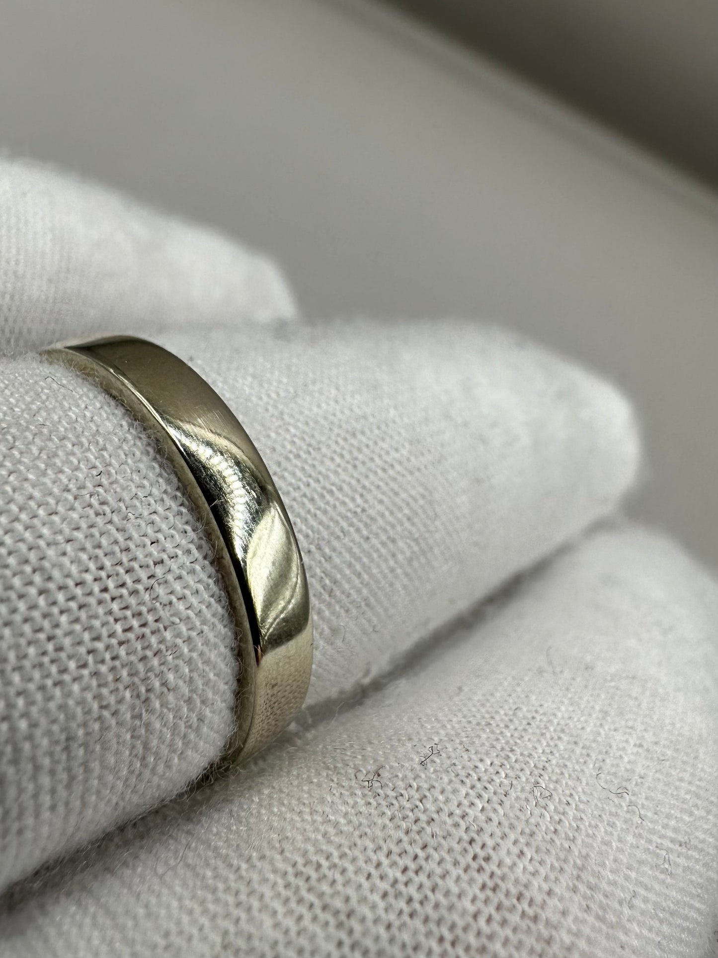 White Gold Wedding Band