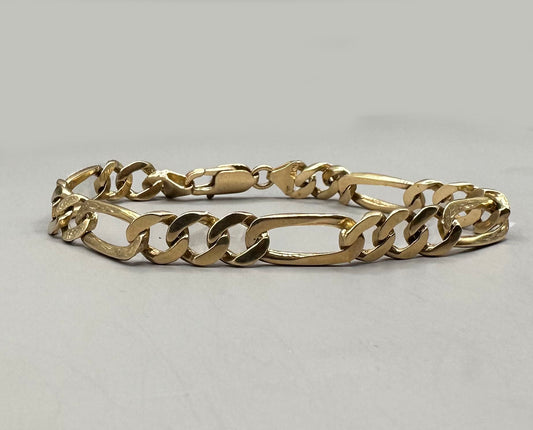 Figaro Yellow Gold Bracelet