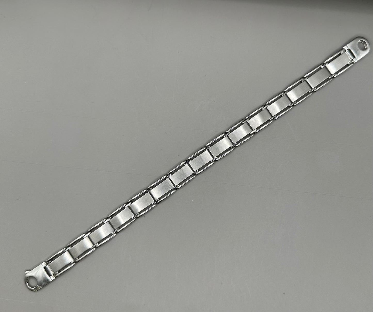 White Gold Link Bracelet
