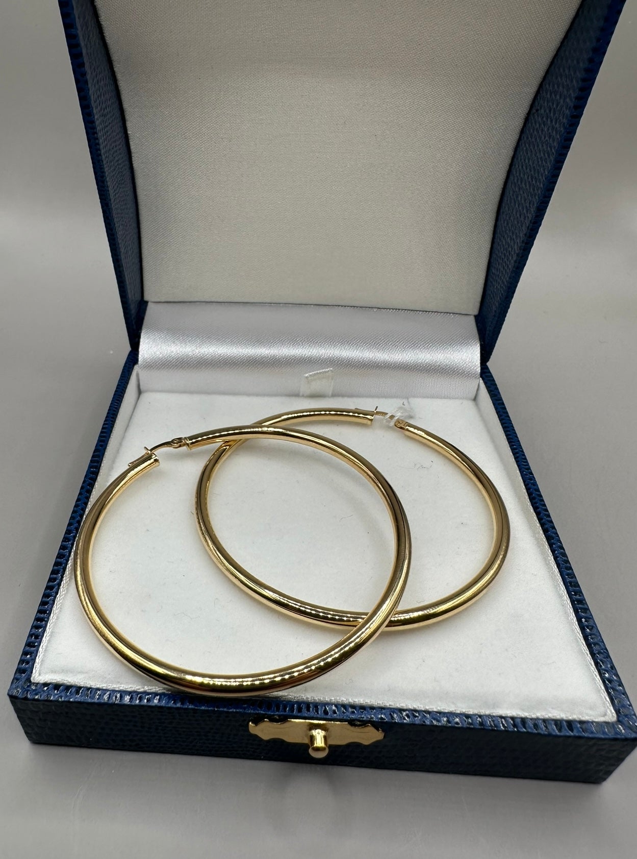 Big Hoop Yellow Gold Earring