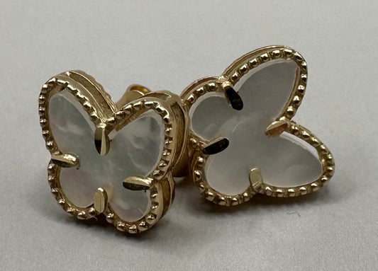 Butterfly Mother of Pearl Earrings